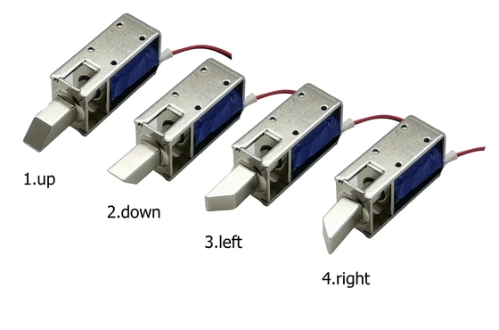 U1054-1D-B Khóa cửa solenoid cho tủ lưu trữ hành trình 10mm Lớp cách điện B Mạ điện