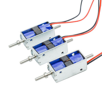 KS0735 Miniature Dc 12v tuyến tính 24 Volt Bistable Licking Solenoid