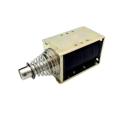 1U578 DC 12V 24V Solenoid tuyến tính khung mở mạnh mẽ kiểu đẩy kéo với hành trình 10mm