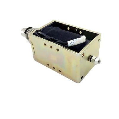 1U578 DC 12V 24V Solenoid tuyến tính khung mở mạnh mẽ kiểu đẩy kéo với hành trình 10mm