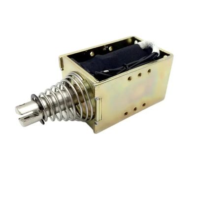 1U578 DC 12V 24V Solenoid tuyến tính khung mở mạnh mẽ kiểu đẩy kéo với hành trình 10mm