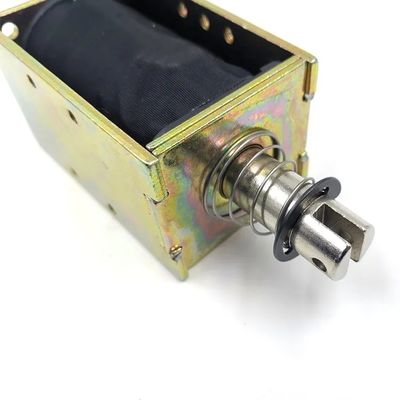 1U578 DC 12V 24V Solenoid tuyến tính khung mở mạnh mẽ kiểu đẩy kéo với hành trình 10mm