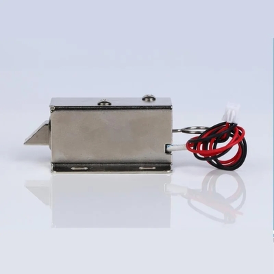 U1054-1b Khóa điện từ solenoid nhỏ loại kéo 12V 24V thường đóng với chức năng ghi đè