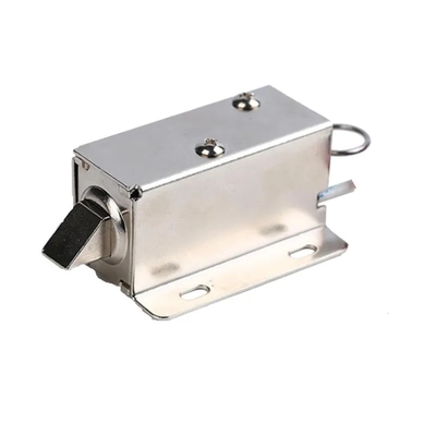 U1054-1b Khóa điện từ solenoid nhỏ loại kéo 12V 24V thường đóng với chức năng ghi đè