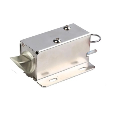 U1054-1b Khóa điện từ solenoid nhỏ loại kéo 12V 24V thường đóng với chức năng ghi đè