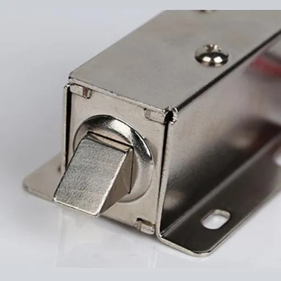 U1054-1b Khóa điện từ solenoid nhỏ loại kéo 12V 24V thường đóng với chức năng ghi đè