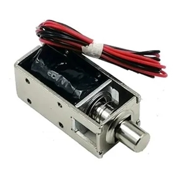 1054-4b DC 12/24 Volt Khóa bình thường Mini Push Pull Solenoid khóa cho tủ