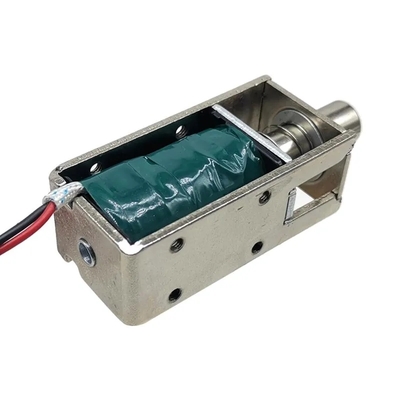 1054-4b DC 12/24 Volt Khóa bình thường Mini Push Pull Solenoid khóa cho tủ