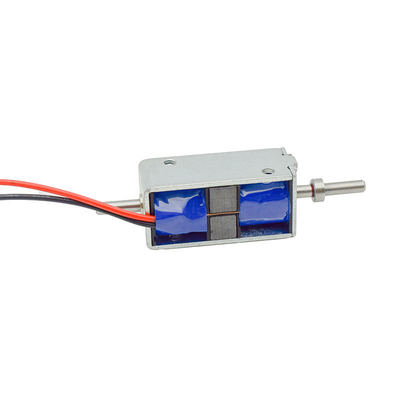 KS0735 Miniature Dc 12v tuyến tính 24 Volt Bistable Licking Solenoid