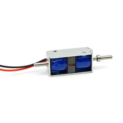 KS0735 Miniature Dc 12v tuyến tính 24 Volt Bistable Licking Solenoid