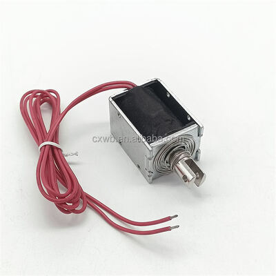 U1253 Khung mở Solenoid 12mm Hành trình dài Solenoid đẩy kéo
