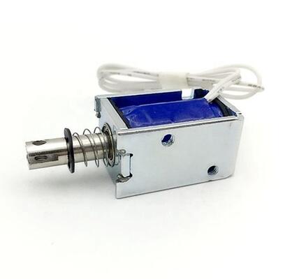 U1253 Khung mở Solenoid 12mm Hành trình dài Solenoid đẩy kéo
